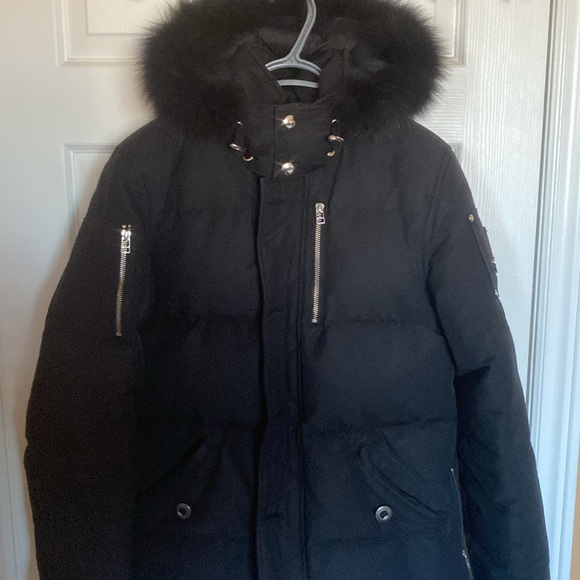 Moose Knuckle 3Q Black Fur - Picture 6 of 9